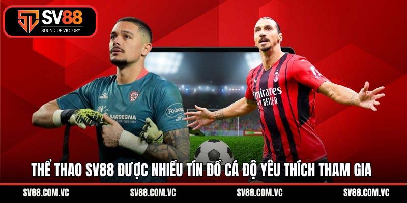 Thể thao SV88 được nhiều tín đồ cá độ yêu thích tham gia